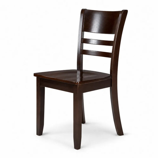 Chaise de salle à manger en bois Marron